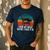 BBQ Dad I Rub My Meat Before I Stick It In Offset Smoker Pit Men's Casual T-Shirt Navy