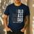 Bold Badass BBQ Dad Gag Fathers Day Husband Birthday Men's Casual T-Shirt Navy