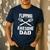 Flipping Awesome BBQ Dad Shirt Grilling Father's Day Men's Casual T-Shirt Navy