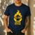 Grill Legend King Of The Backyard BBQ Dad Humor Chef Men's Casual T-Shirt Navy