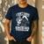 I'm Just A Drinker With A Smoking Problem Grilling BBQ Dad Men's Casual T-Shirt Navy