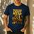 Thinking About Meat BBQ Dad Humor Men's Casual T-Shirt Navy