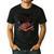 4th July BBQ Dad American Flag Brisket Smoke Men's Casual T-Shirt Black