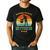 Bbq Dad Cooler Retro Barbecue Grill Fathers Day Daddy Papa Men's Casual T-Shirt Black