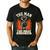 Man Myth Meat Smoker Legend BBQ Dad Men's Casual T-Shirt Black