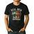 Real Men Smell Like Barbecue Grilling BBQ Dad Graphic Men's Casual T-Shirt Black