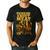 Thinking About Meat BBQ Dad Humor Men's Casual T-Shirt Black