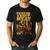 Thinking About Meat BBQ Dad Humor Raglan Baseball Tee Men's Casual T-Shirt Black