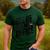 BBQ Dad Grilling Retro Cookout Men's Casual T-Shirt Forest