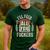 BBQ Dad Joke Retro Vintage I'Ll Feed All You Fuckers Men's Casual T-Shirt Forest