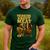 Thinking About Meat BBQ Dad Humor Raglan Baseball Tee Men's Casual T-Shirt Forest