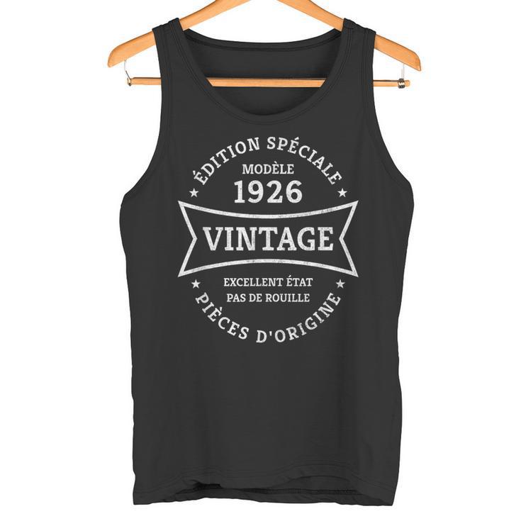 100E Anniversaire Né En 1926 intage 100 Ans Débardeur e