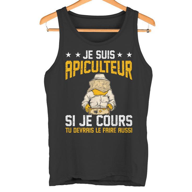 Abeille Je Cours Tu Devrais Le Faire Aussi Drôle Apiculteur Débardeur e