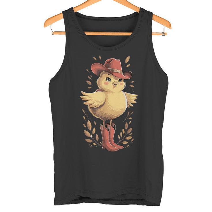 Adorable Poussin En Bottes Et Chapeau De Cowboy Débardeur e