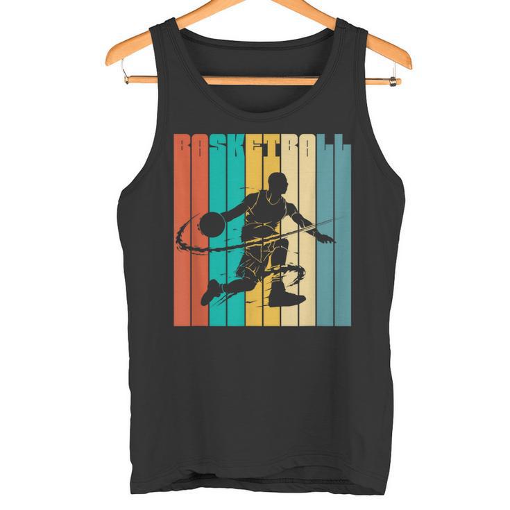 Basketball Basket Retro -Intage Basketball Camiseta sin mangas