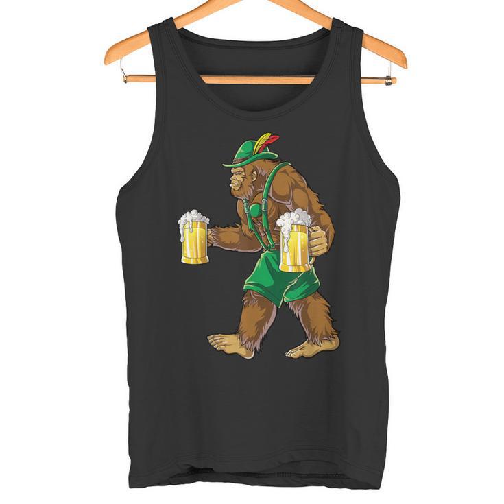 Bigfoot Lederhosen T Oktoberfest Taza De Cerveza Para Hombre Camiseta sin mangas