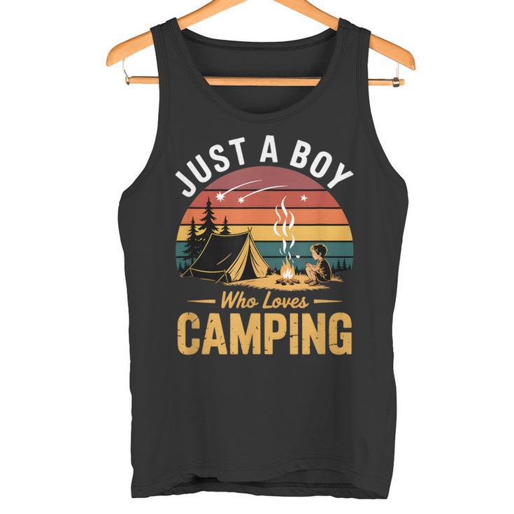 Camping Para Niños Camiseta sin mangas