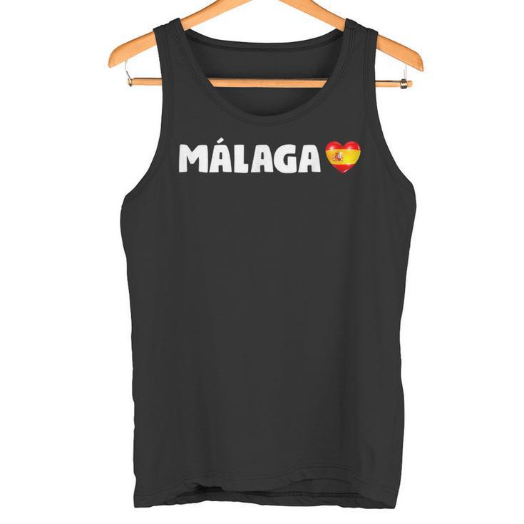 De La Ciudad De Málaga Con La Bandera De España Débardeur e
