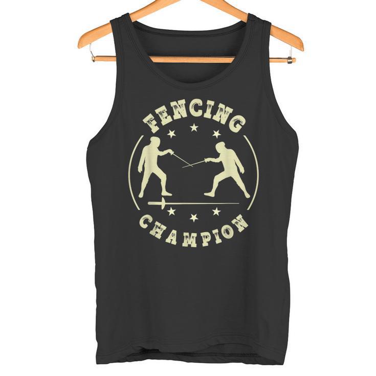 Esgrima Camisa Deable Espada Diseño Deportivo Para Esgrima Camiseta sin mangas