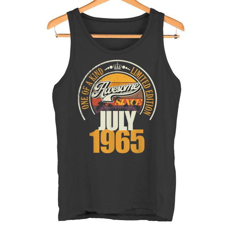 Ideal Desde Julio De 1965 61 Cumpleaños 61 Años Camiseta sin mangas