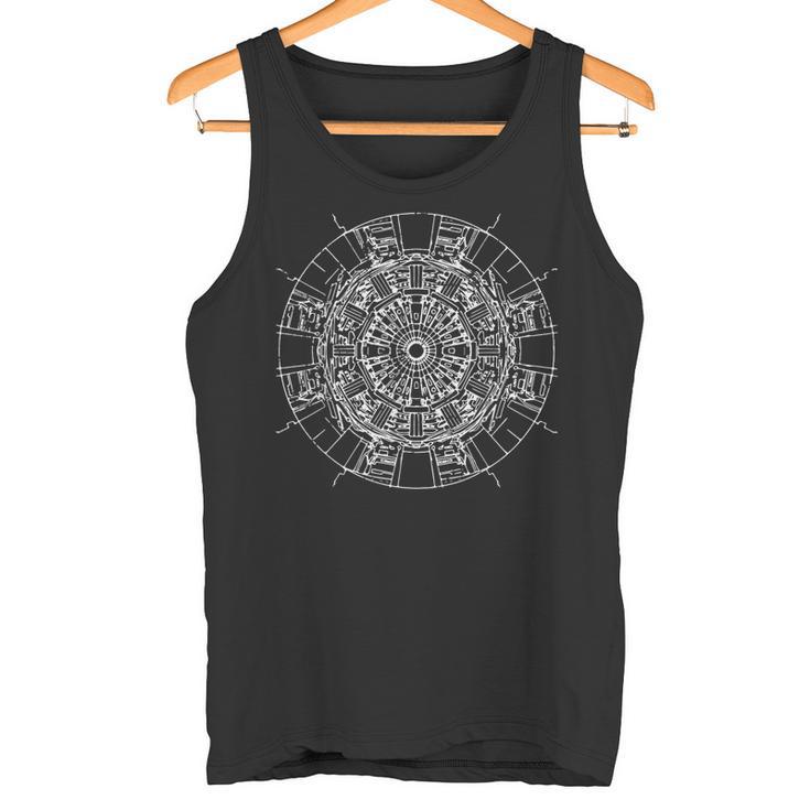 Ilustración Del Colisionador De Hadrones Grande Del Cern Camiseta sin mangas