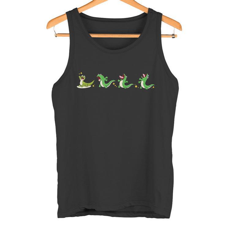 Ilustración Divertida De Meme De Lagartija Camiseta sin mangas
