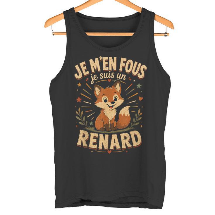 Je M’En Fous Jeuis Un Renard Renard Doux Débardeur e