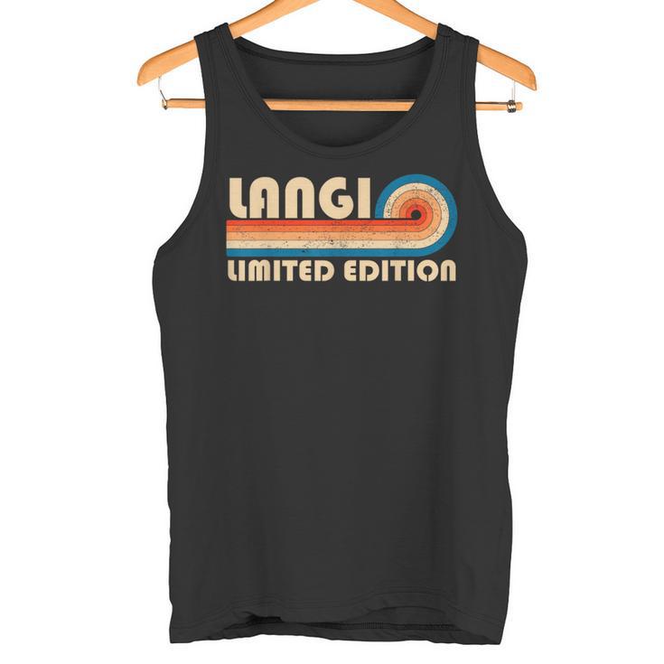 Langi Retro 70S 80Sunsettripe Camiseta sin mangas