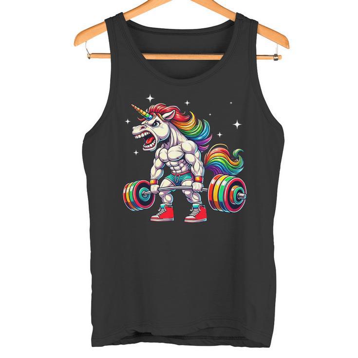 Licorne Haltérophilie Deadlift Fitness Gym Entraînement Entraînement Débardeur e