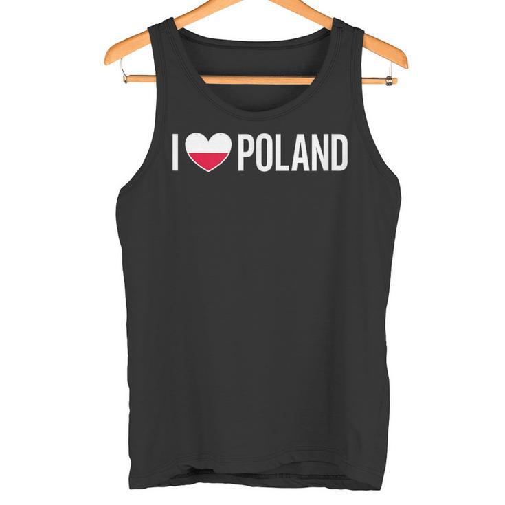 I Love Poland Pologne Polska Drapeau Polonais Polski Débardeur e