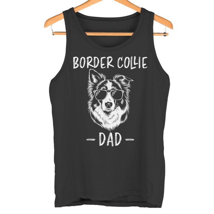 Papá Border Collie Divertido Border Collie Camiseta sin mangas