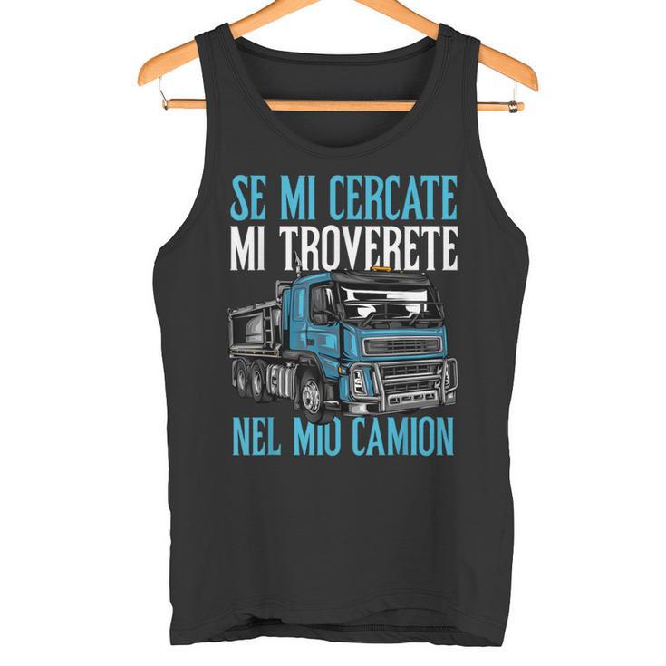 Papà Uomo Divertente Camionista Camion Camionisti Regalo Canotta