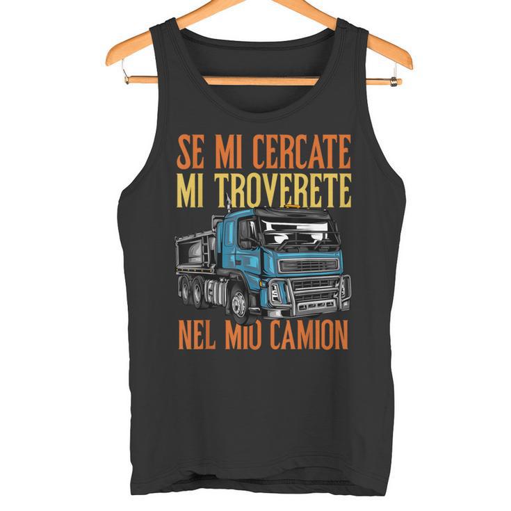 Regalo Camionista Camion Divertente Papà Canotta