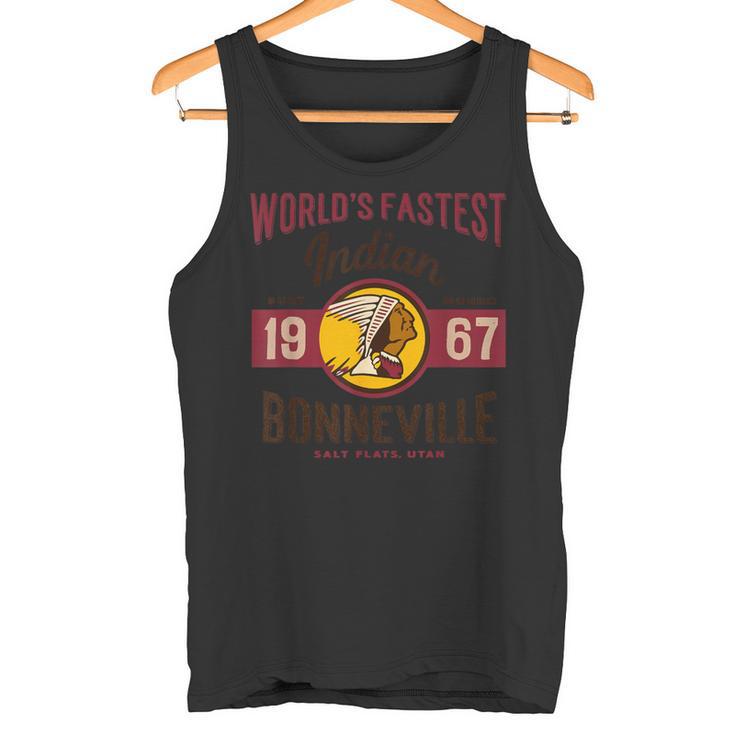 Vintage Para Motocicleta Utahalt Flats Bonneville Race Camiseta sin mangas
