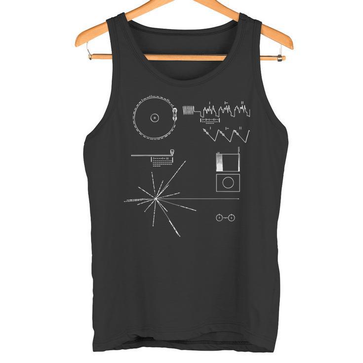 Voyager 1 Golden Record Message Camiseta sin mangas