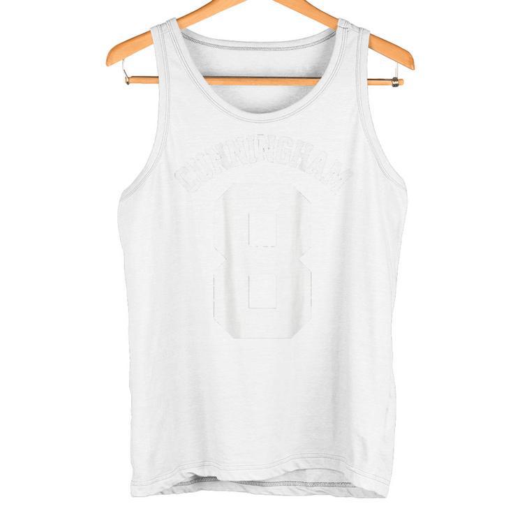 Cunningham Number 8 Jersey En La Espalda Camiseta sin mangas