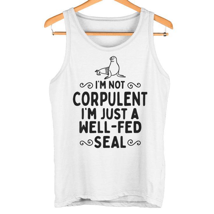 Foca No Corpulenta Bien Alimentada Animal Marinoubmarino Del Océano Camiseta sin mangas