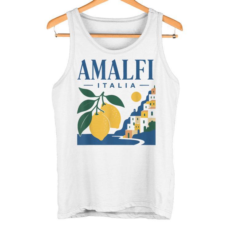 Graphismeouvenir De La Côte Rétro D'amalfi Italia En Forme De Citron Débardeur e