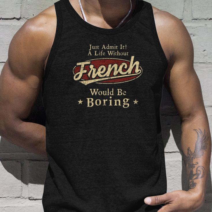 French Shirt The Perfect Name Tank Top Gifts for Him