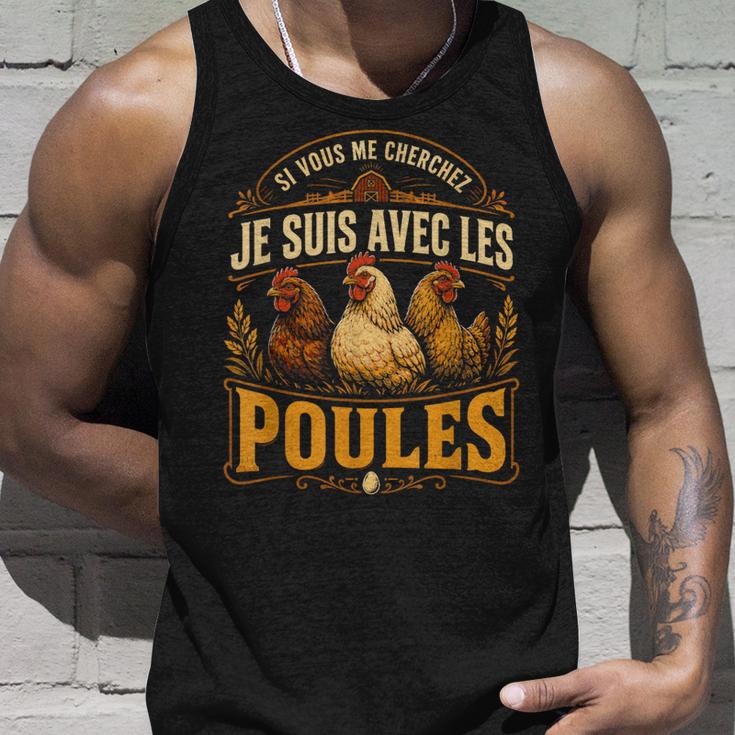 Sious Me Cherchez Jeuis Avec Les Poules Ferme Débardeur e Cadeaux pour lui