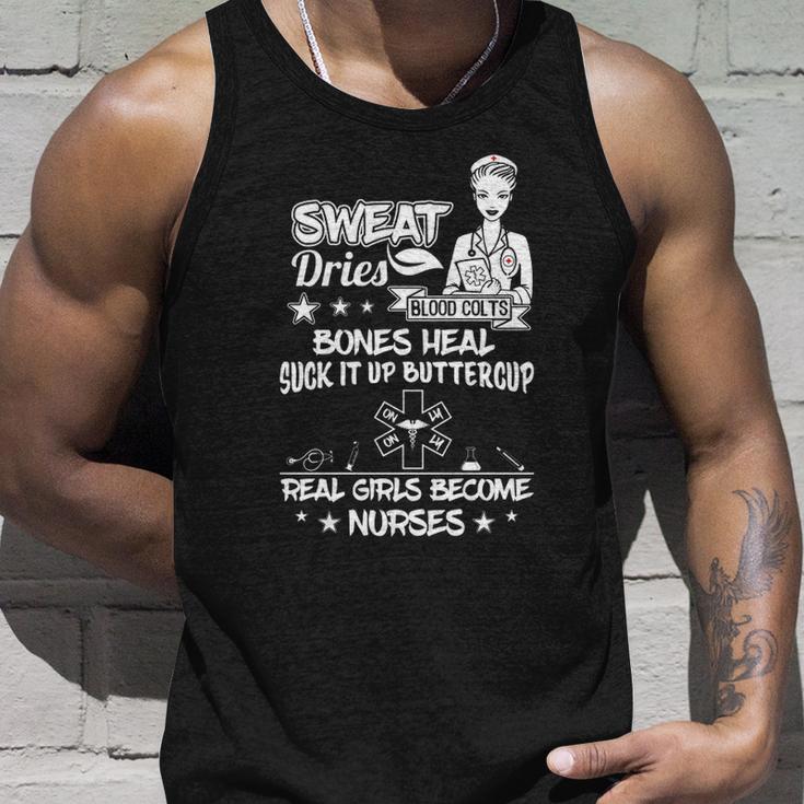 Sweat Dries Blood Cold Nursing Tee Tank Top Gifts for Him