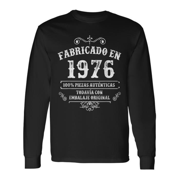 45 Años Cumpleaños Fabricado En 1976 Camiseta de manga larga