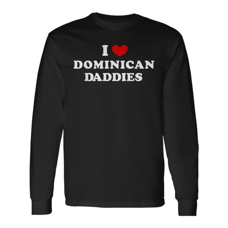 Amo I Papà Dominicani Amo I Papà Dominicani Maglietta a maniche lunghe