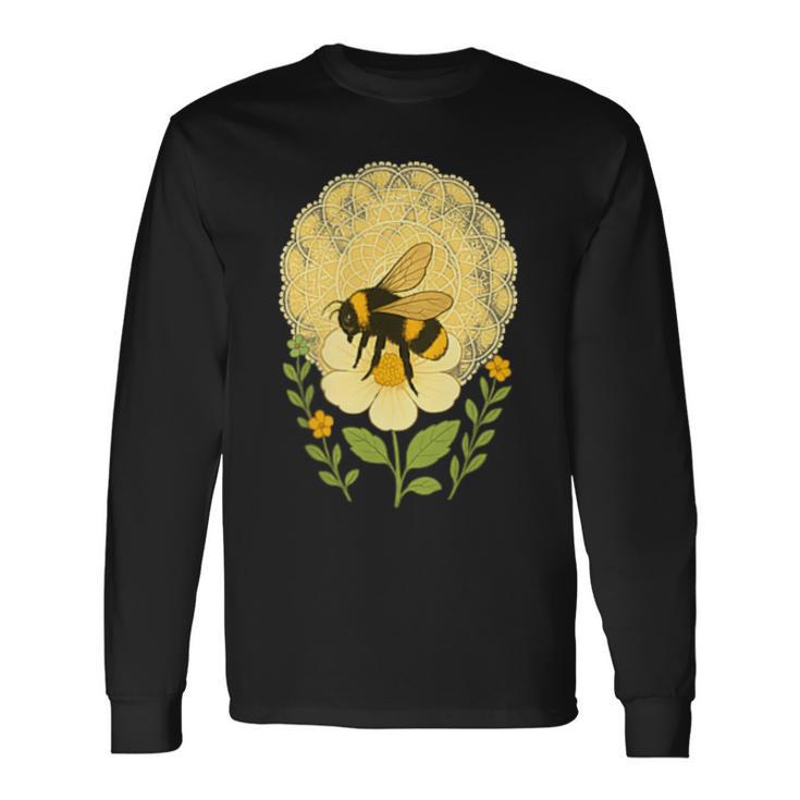Bourdon Nature Et Napperons T-shirt à manches longues