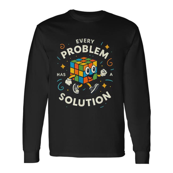 Cada Problema Tiene Unaolución Camiseta de manga larga