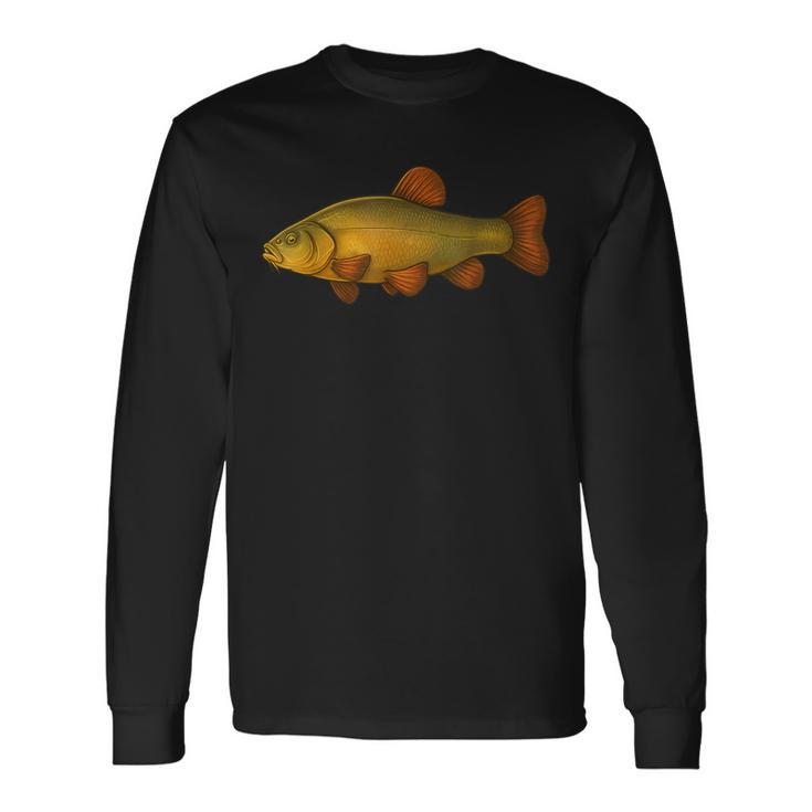 Cadeau Pêche Tanche Pêcheur Poisson D’Eau Douce T-shirt à manches longues