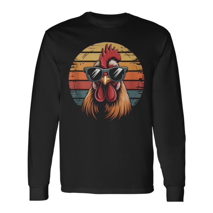 Cita Divertida Del Granjero De Pollos Granja Agricultura Amante Del Pollo In Mangas Camiseta de manga larga