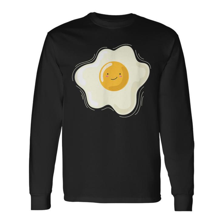 Cocinar Y Cocinar Huevos Fritos Es Feliz Camiseta de manga larga