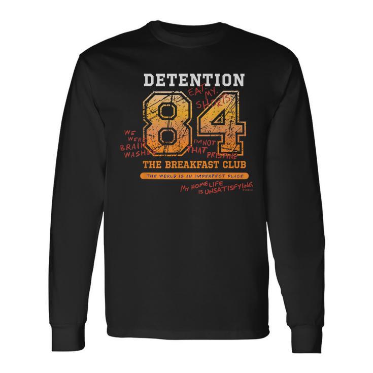 Detención 84 El Club Del Desayuno Come Mis Pantalones Cortos Camiseta de manga larga