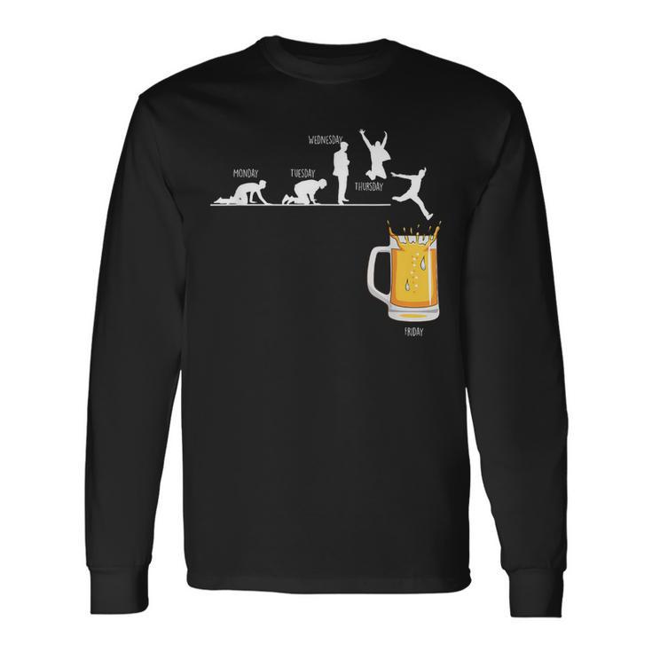 Días De Laemanaiernes Cerveza Alcohol Fiesta Pub Regalo Camiseta de manga larga
